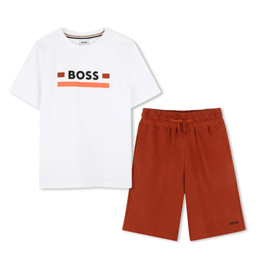 BOSS Set de Playera y short para niño y adolescente